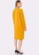Платье из трикотажа Дайвинг свободного кроя цвета пряной горчицы 5501, 50