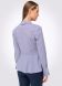 Блуза-сорочка з бавовни в смужку з баскою 1210, 50