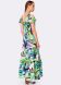 Літня сукня-сарафан максі з бавовни спідниця з оборками 5479, 42