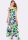 Літня сукня-сарафан максі з бавовни спідниця з оборками 5479, 48