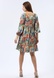 Ошатна сукня з віскозного атласу з акварельним малюнком 5746 (52) 2800000071684 фото 2