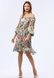 Ошатна сукня з віскозного атласу з акварельним малюнком 5746 (52) 2800000071684 фото 3