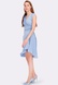 Сукня небесно-блакитного кольору з асиметричною спідницею 5586 (48) 2800000047535 фото 3