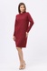 Тепла сукня светр малиново-червоного відтінку 5719 (42) 2800000067175 фото 3