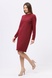Тепла сукня светр малиново-червоного відтінку 5719 (42) 2800000067175 фото 1