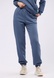 Трикотажні штани джогери з кишенями кольор денім 7158с (52) 2800000068721 фото 2