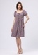 Літня бузкова сукня зі стрейч льону з дрібним квітчастим принтом 5733 (50) 2800000070328 фото 1