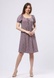 Літня бузкова сукня зі стрейч льону з дрібним квітчастим принтом 5733 (50) 2800000070328 фото 4