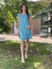 Яскрава блакитна сукня міні з віскозної тканини 5740 (52) 2800000070915 фото 3