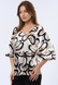 Атласна блуза з вирізом каре та об'ємними рукавами 1309 (44) 2800000071578 фото 3
