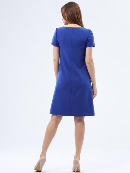 Синя сукня з оригінальним вирізом 5762с (42) 2800000075767 фото
