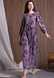Бузкова сукня максі з контрастним квітковим принтом 5690 (52) 2800000063382 фото 1