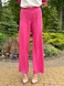 Легкі широкі рожеві штани на поясі 7180 (44) 2800000077914 фото 3