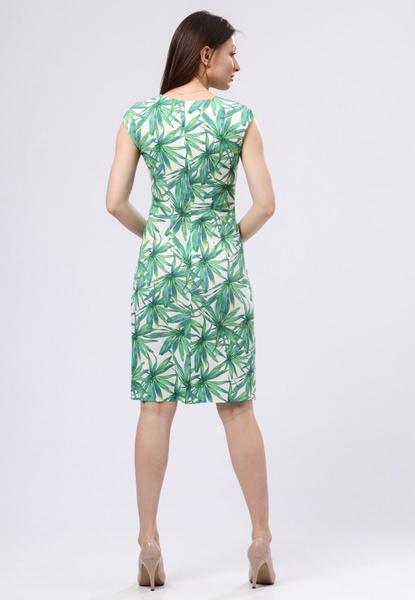 Сукня футляр зі стрейч льону з акцентним драпіруванням 5736 (52) 2800000070526 фото