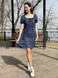 Літня темно-синя сукня з відкритими плечима 5770 (42) 2800000077006 фото 2