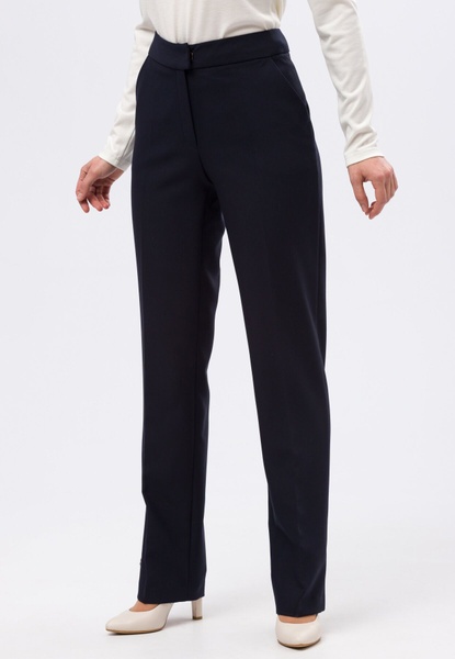 Класичні темно-сині брюки з костюмної тканини 7148 (42) 2800000062590 фото