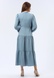 Сіро-блакитна сукня максі з широкою оборкою 5748с (42) 2800000072100 фото 2
