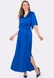 Сукня максі з віскозного шовку яскравого синього кольору 5515 (42) 2800000036256 фото 3