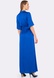 Сукня максі з віскозного шовку яскравого синього кольору 5515 (42) 2800000036256 фото 2