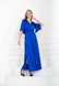 Сукня максі з віскозного шовку яскравого синього кольору 5515 (42) 2800000036256 фото 4