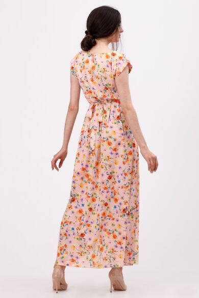 Платье макси с нежными цветочными мотивами 5706