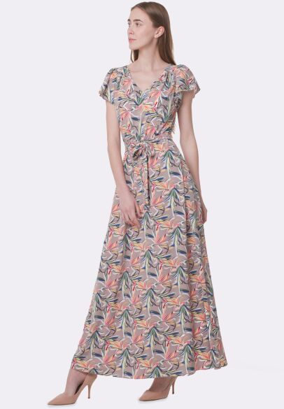 Сукня максі з флористичним принтом 5649
