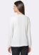 Перлинно-біла блуза з декоративним воланом 1280, 52