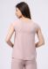 Ніжно-рожева блуза з віскозної тканини жатка 1304, 52