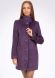 Фіолетове пальто з кашеміру 4358, 44