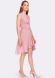 Нежно-розовое платье с асимметричной юбкой 5586p, 42