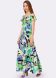 Літня сукня-сарафан максі з бавовни спідниця з оборками 5479, 44